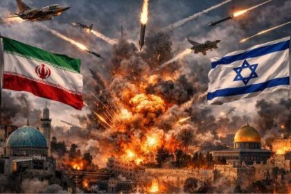 Ilustrasi perang Iran vs Israel